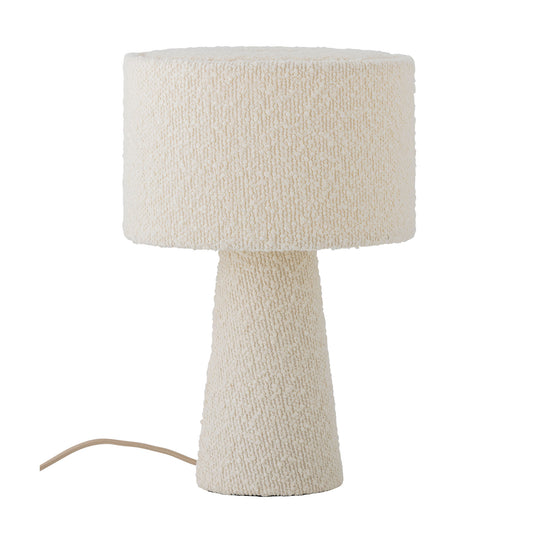 Bloomingville Emmie Tischlampe, Weiß, Polyester