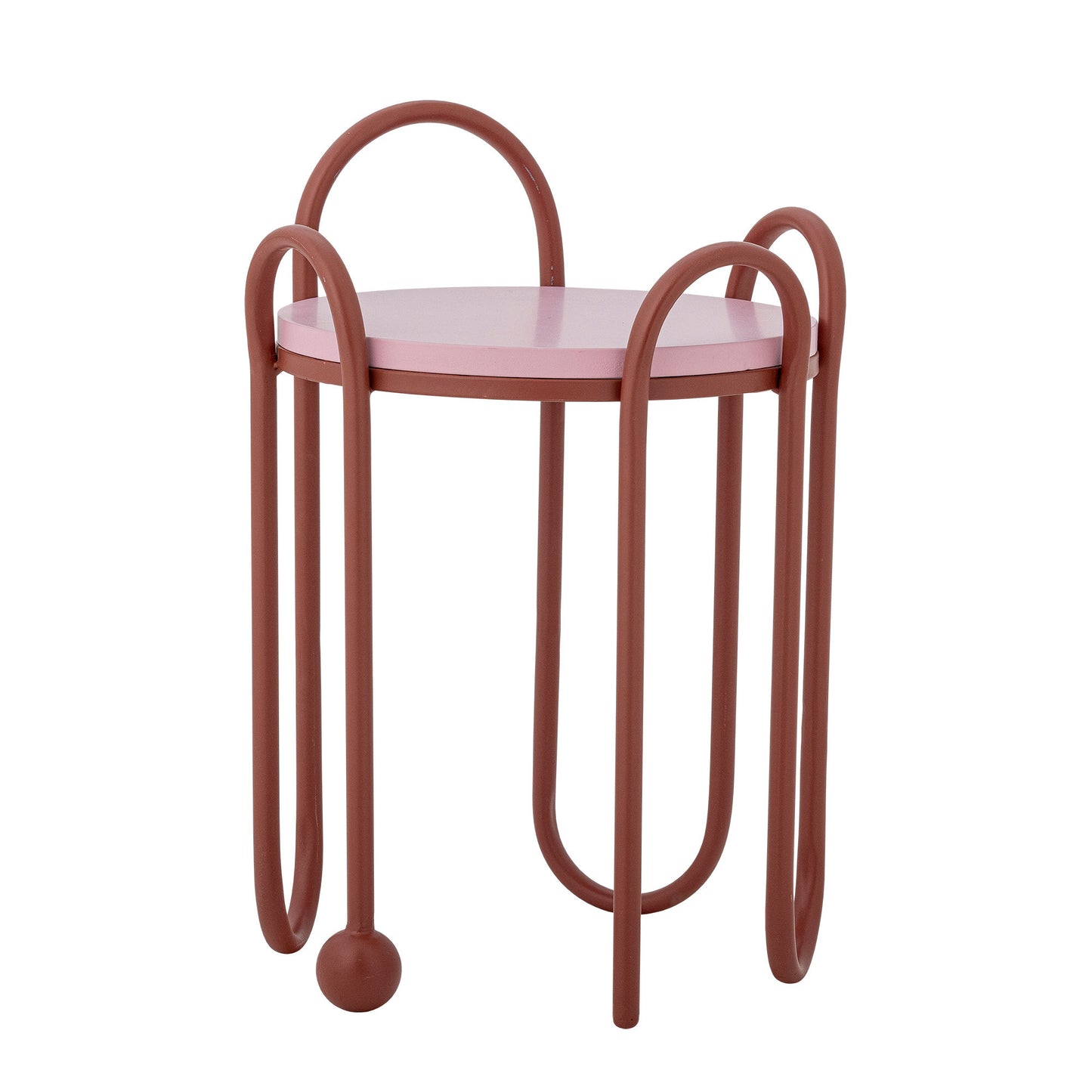 Bloomingville Whimsica Beistelltisch, Rot, Metall