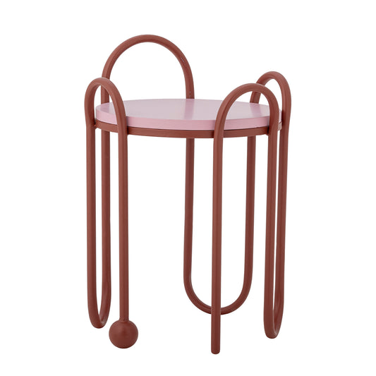 Bloomingville Whimsica Beistelltisch, Rot, Metall