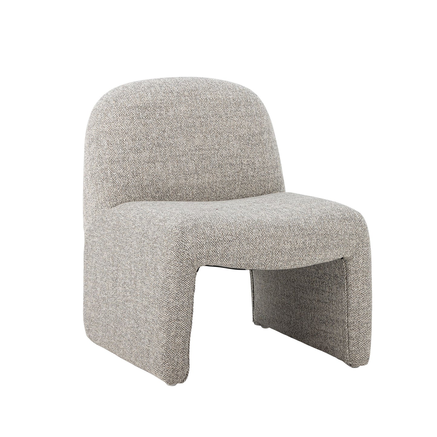 Bloomingville MINI Neel Stuhl, Grau, Polyester