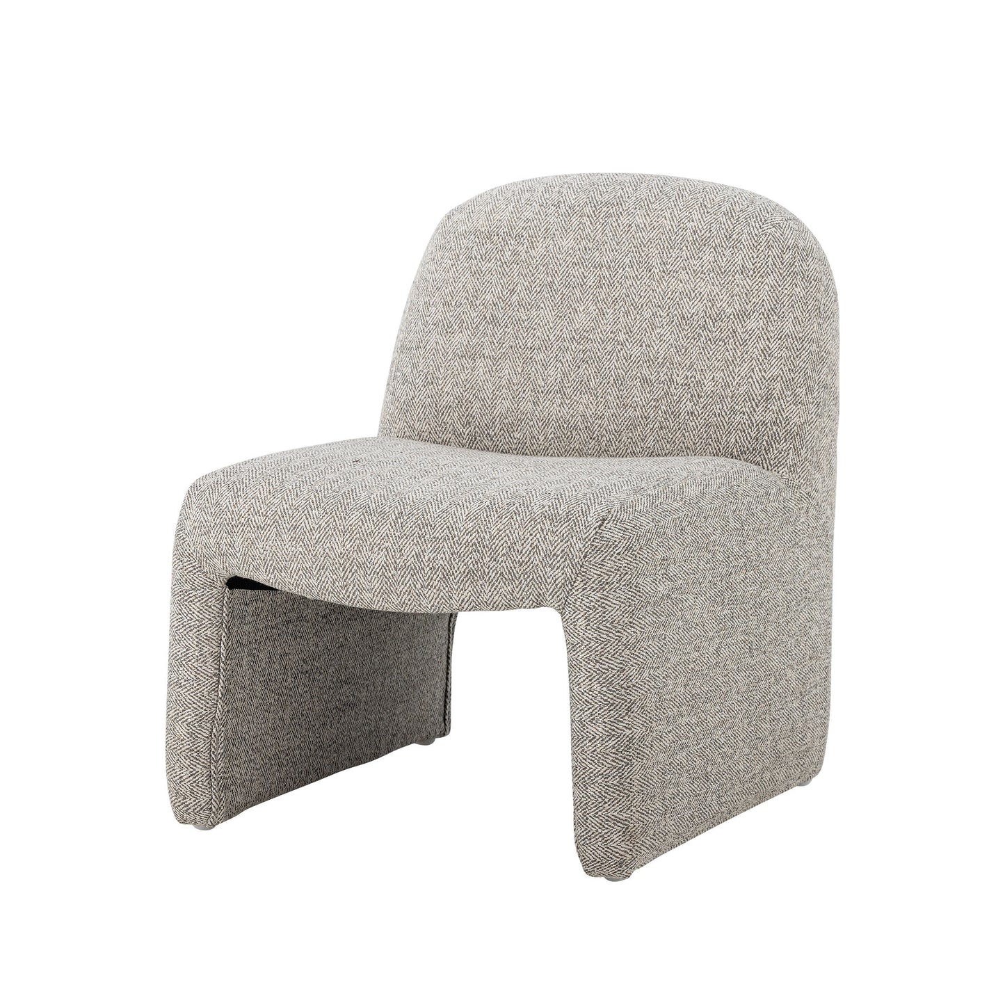 Bloomingville MINI Neel Stuhl, Grau, Polyester