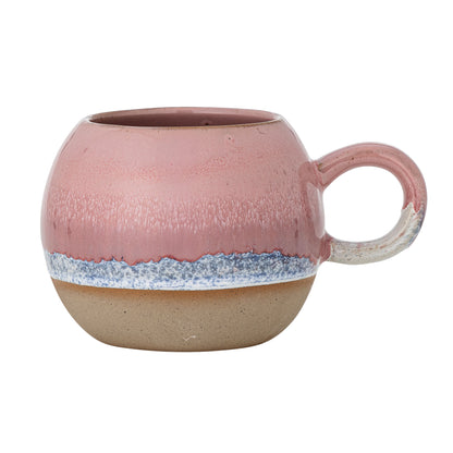 Bloomingville Paula Becher, Rose, Steingut