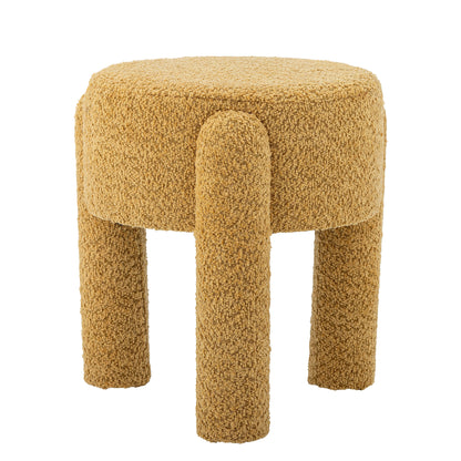 Bloomingville Bruno Hocker, Gelb, Polyester