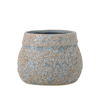 Bloomingville Mayia Blumentopf, Grau, Steingut