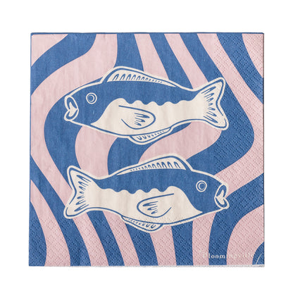 Bloomingville Remy Serviette, Bunt, FSC®Mix, Paper
