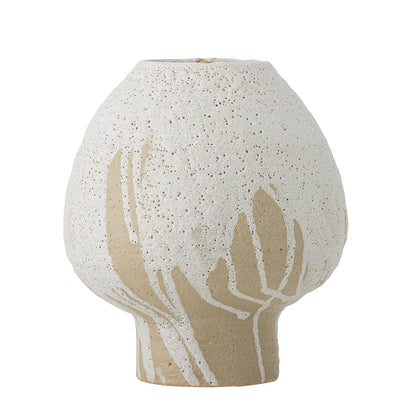 Bloomingville Morag Vase, Natur, Steingut