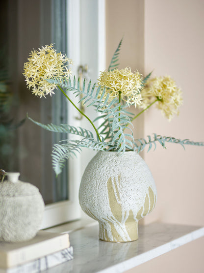 Bloomingville Morag Vase, Natur, Steingut