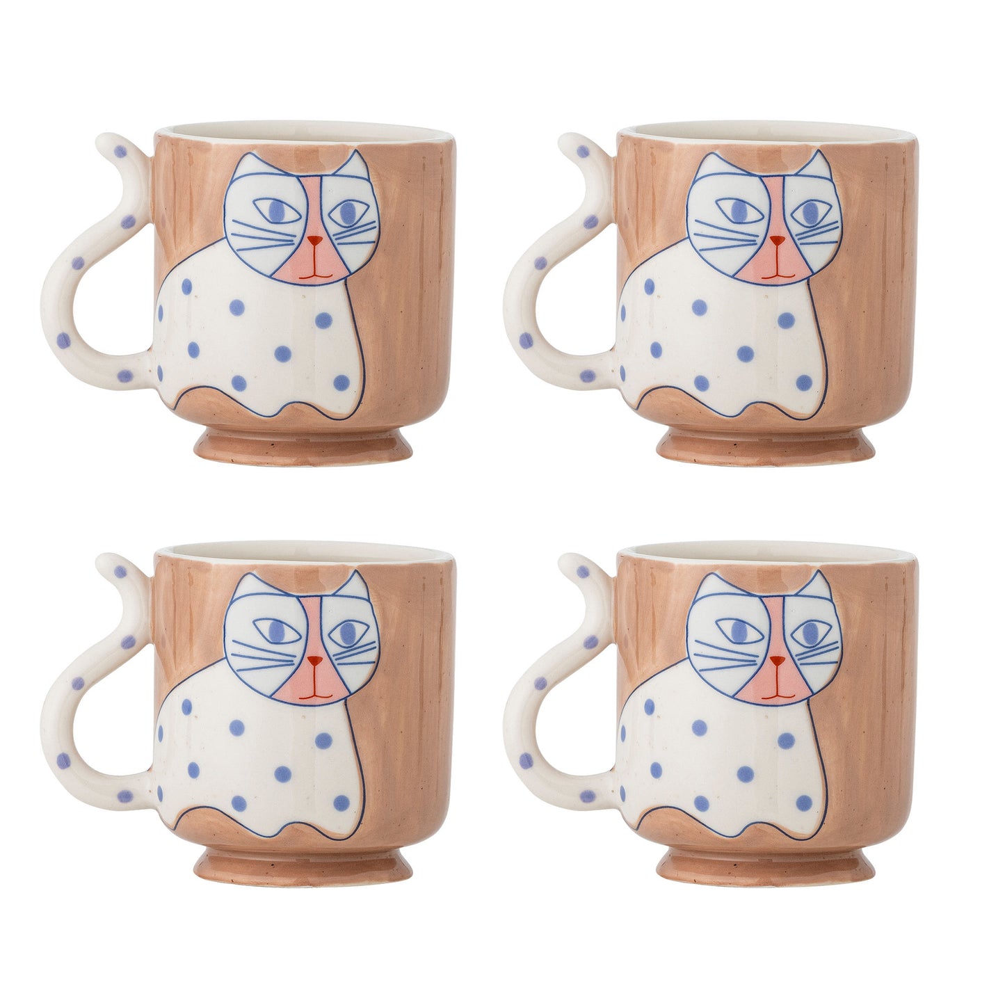 Bloomingville Missy Becher, Bunt, Steingut