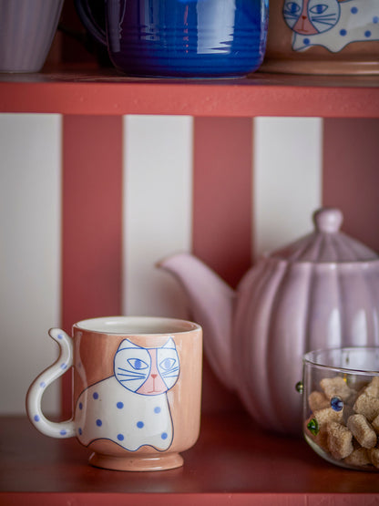 Bloomingville Missy Becher, Bunt, Steingut