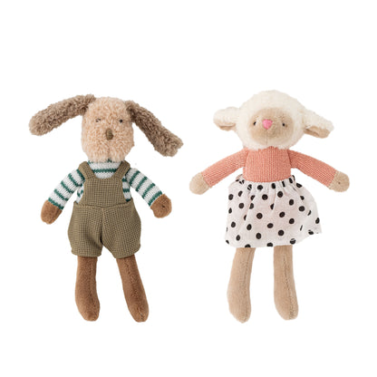 Bloomingville MINI Sol & Teo Puppe, Bunt, Baumwolle