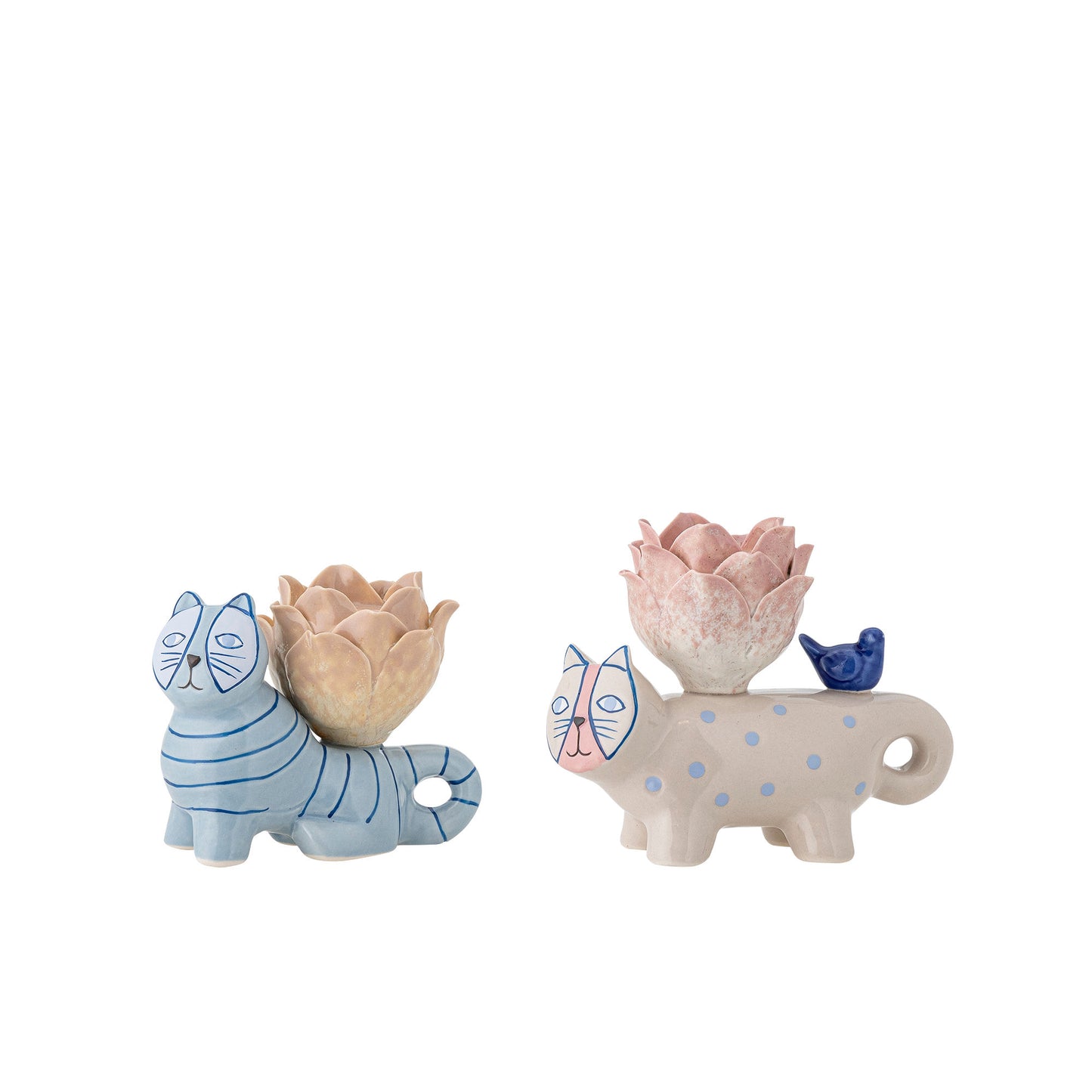 Bloomingville Missy Kerzenhalter, Bunt, Steingut