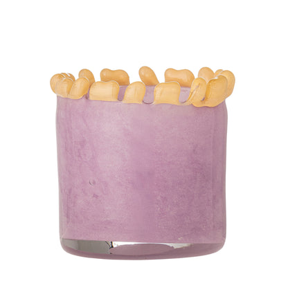 Bloomingville Edger Teelichthalter, Violett, Glas
