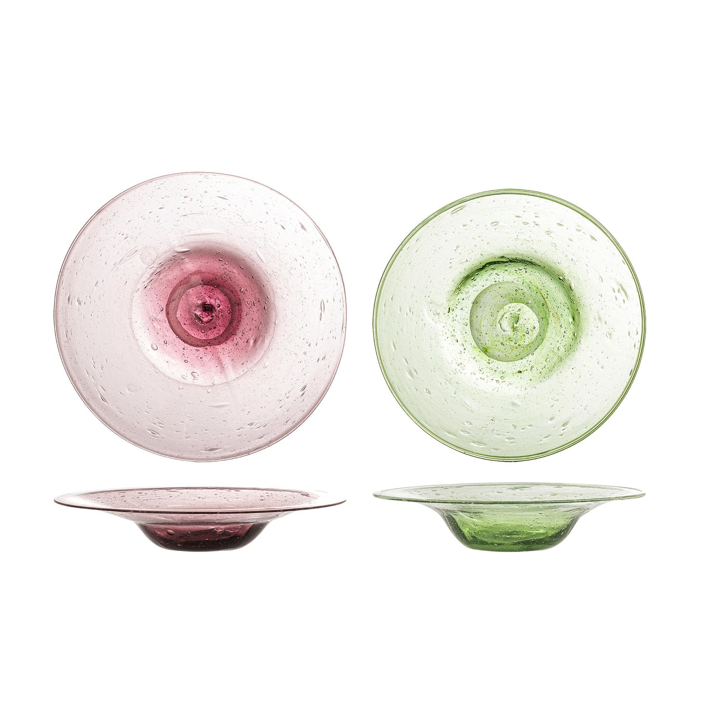 Bloomingville Sunil Teller, Bunt, Glas