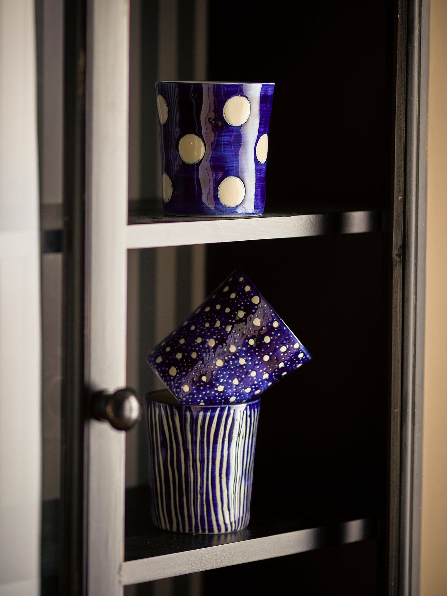 Creative Collection Minoa Tasse, Blau, Steingut