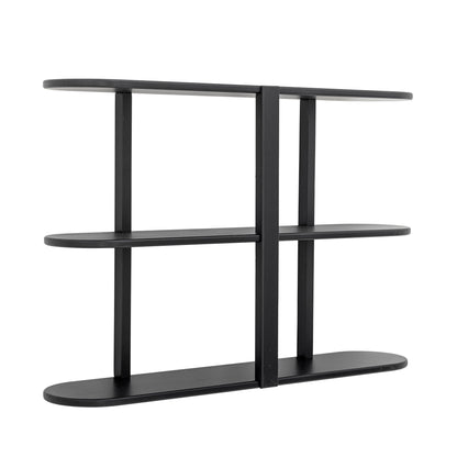 Bloomingville Vicente Regal, Schwarz, MDF