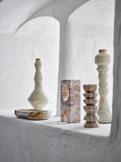 Bloomingville Tasya Teelichthalter, Natur, Marmor