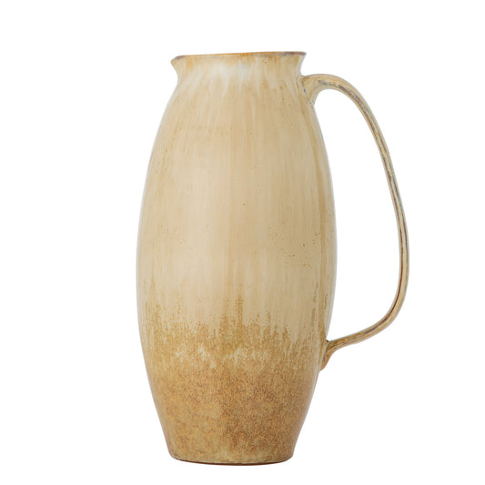 Bloomingville Saskia Deko-Vase, Natur, Steingut