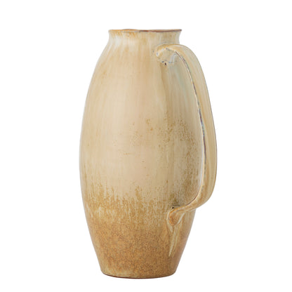 Bloomingville Saskia Deko-Vase, Natur, Steingut