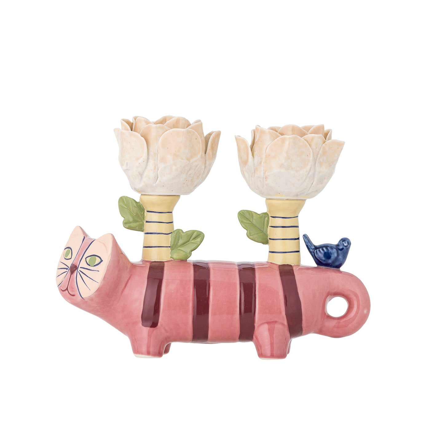 Bloomingville Missy Kerzenhalter, Bunt, Steingut
