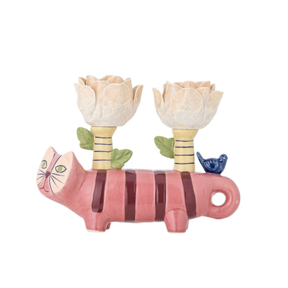Bloomingville Missy Kerzenhalter, Bunt, Steingut
