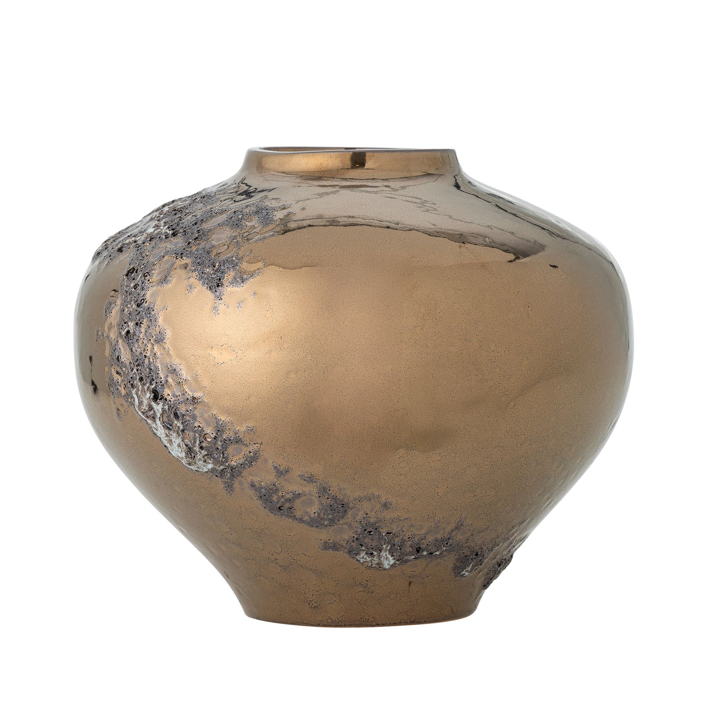 Bloomingville Ellison Vase, Bronze, Steingut