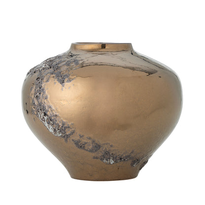 Bloomingville Ellison Vase, Bronze, Steingut