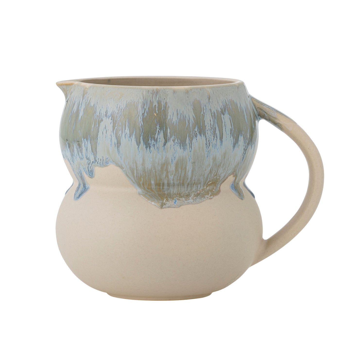 Bloomingville Luna Milchkännchen, Blau, Steingut