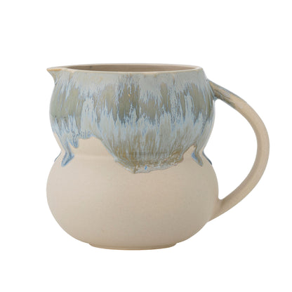 Bloomingville Luna Milchkännchen, Blau, Steingut
