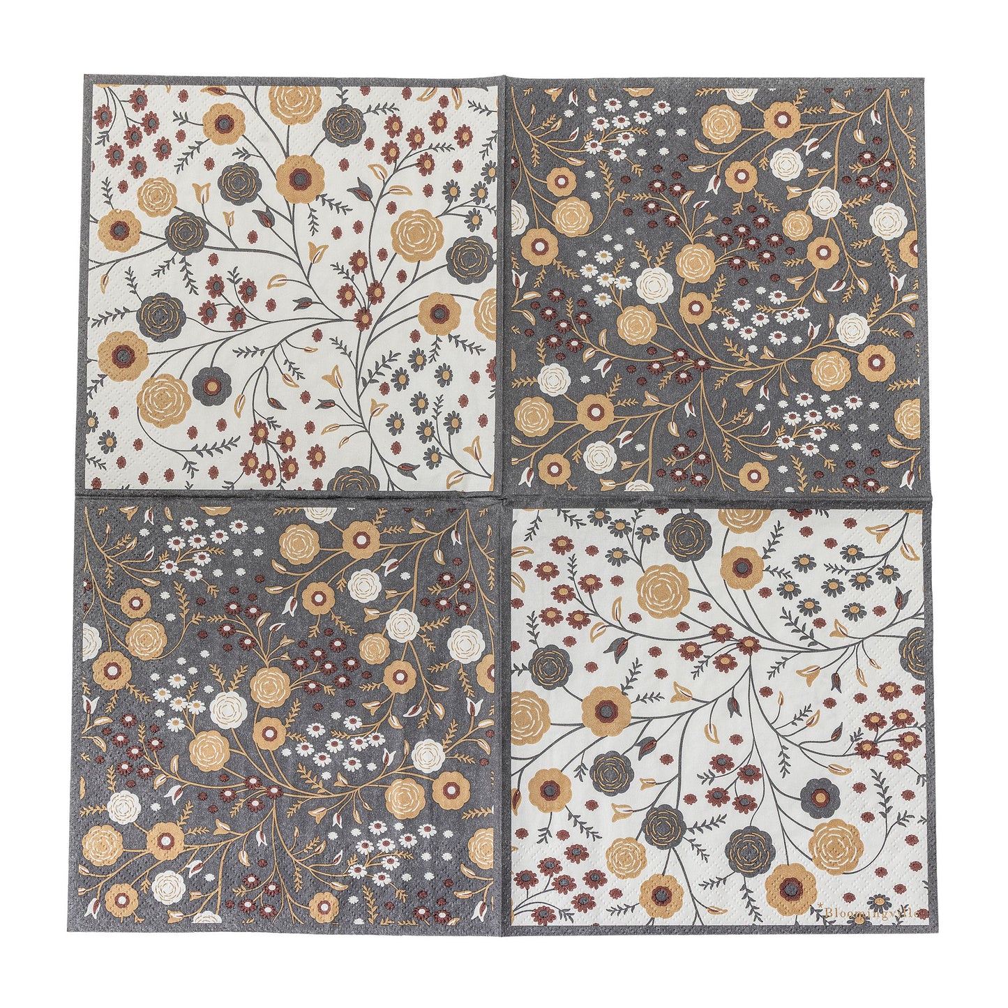 Bloomingville Eydis Serviette, Bunt, FSC®Mix, Paper