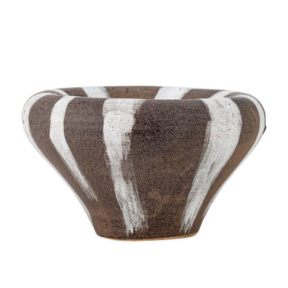 Bloomingville Ladris Schale, Braun, Steingut