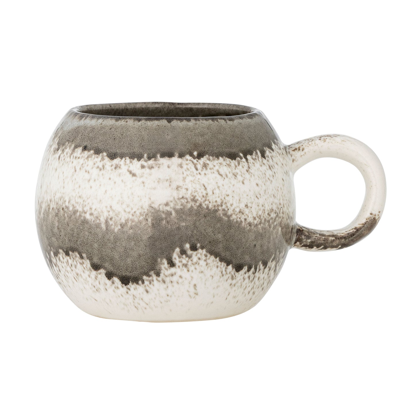 Bloomingville Paula Becher, Grau, Steingut