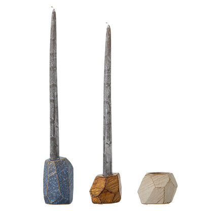 Bloomingville Kimber Votive & Candle Holder, Bunt, Steingut