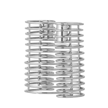 Bloomingville Wavela Kerzenhalter, Silber, Eisen