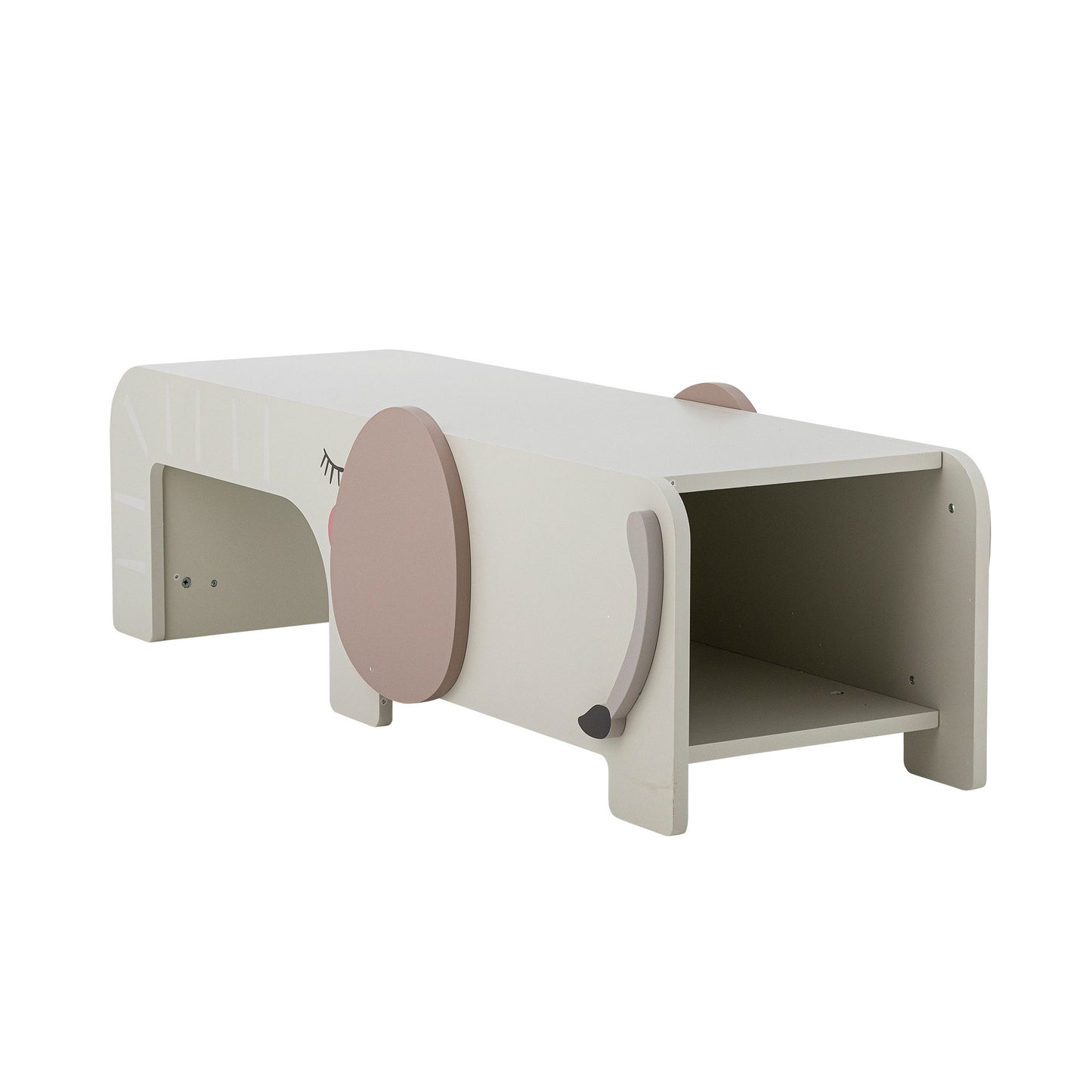 Bloomingville MINI Ferdinand Bank, Grau, FSC®100%, MDF