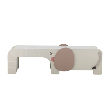 Bloomingville MINI Ferdinand Bank, Grau, FSC®100%, MDF