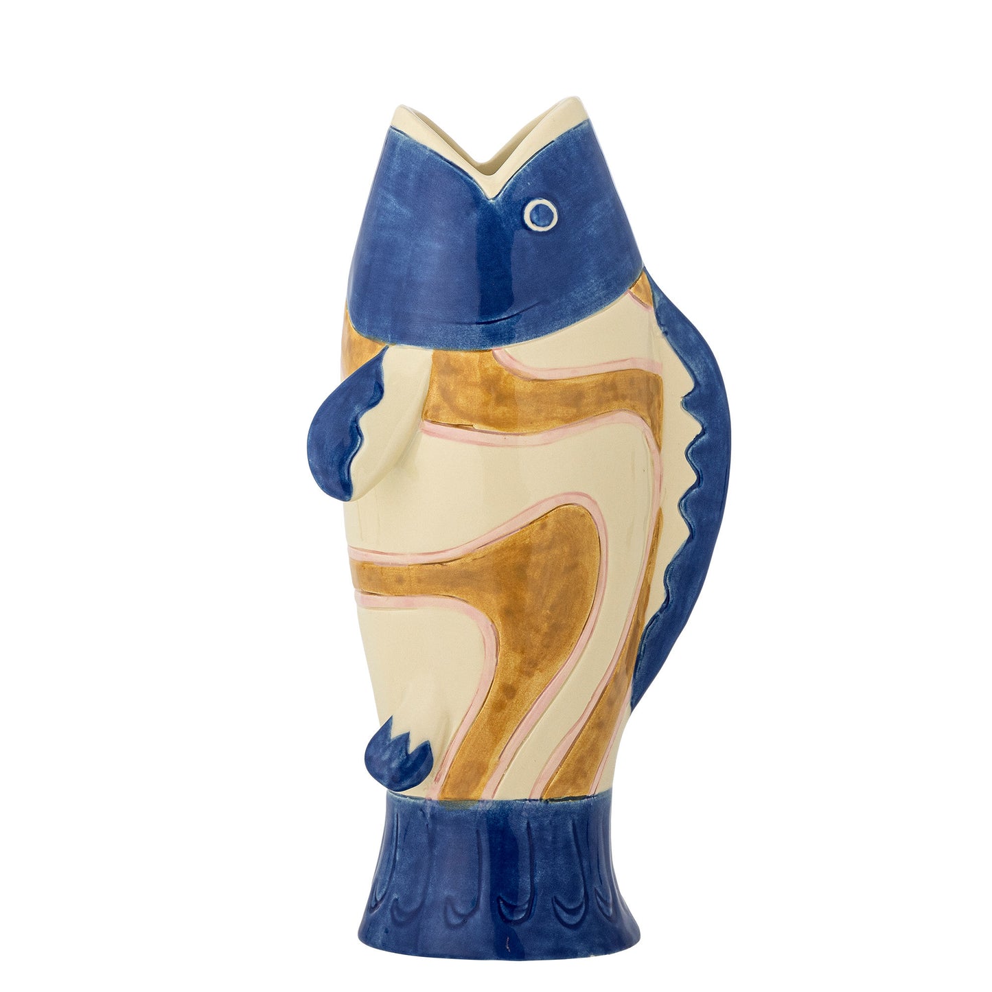 Bloomingville Irving Vase, Bunt, Steingut