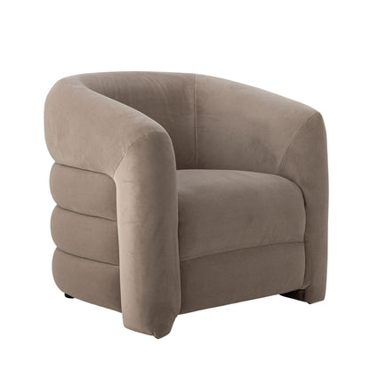Bloomingville Joel Loungesessel, Grau, Polyester