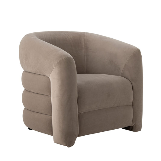 Bloomingville Joel Loungesessel, Grau, Polyester