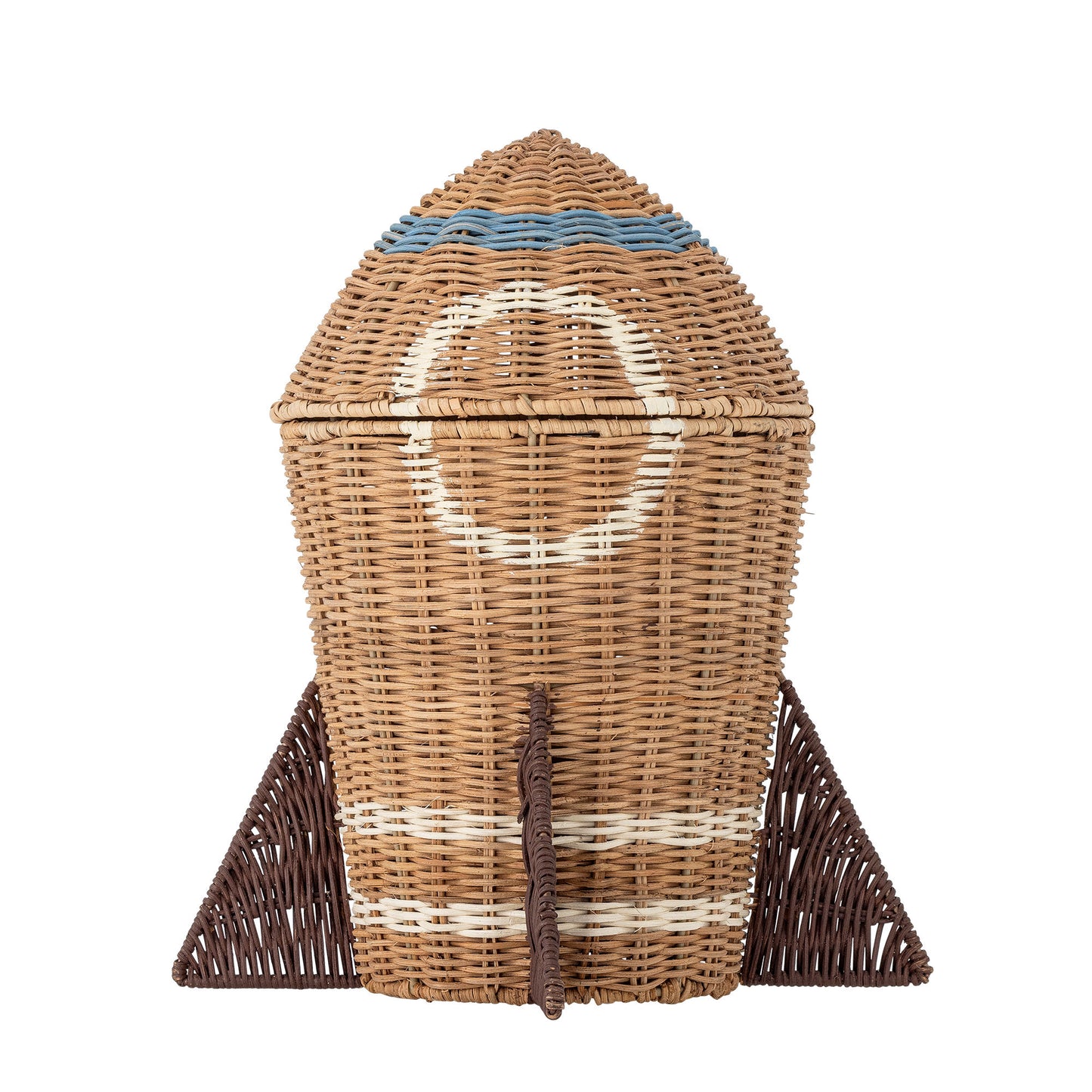 Bloomingville MINI Space Korb mit Deckel, Natur, Rattan