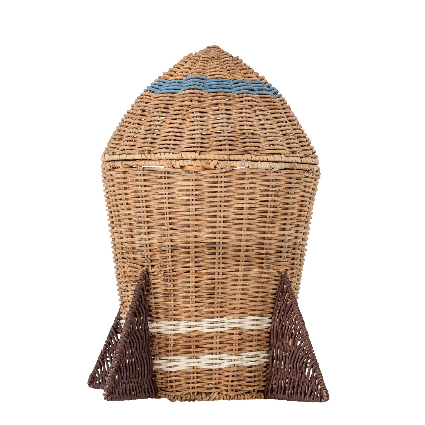Bloomingville MINI Space Korb mit Deckel, Natur, Rattan