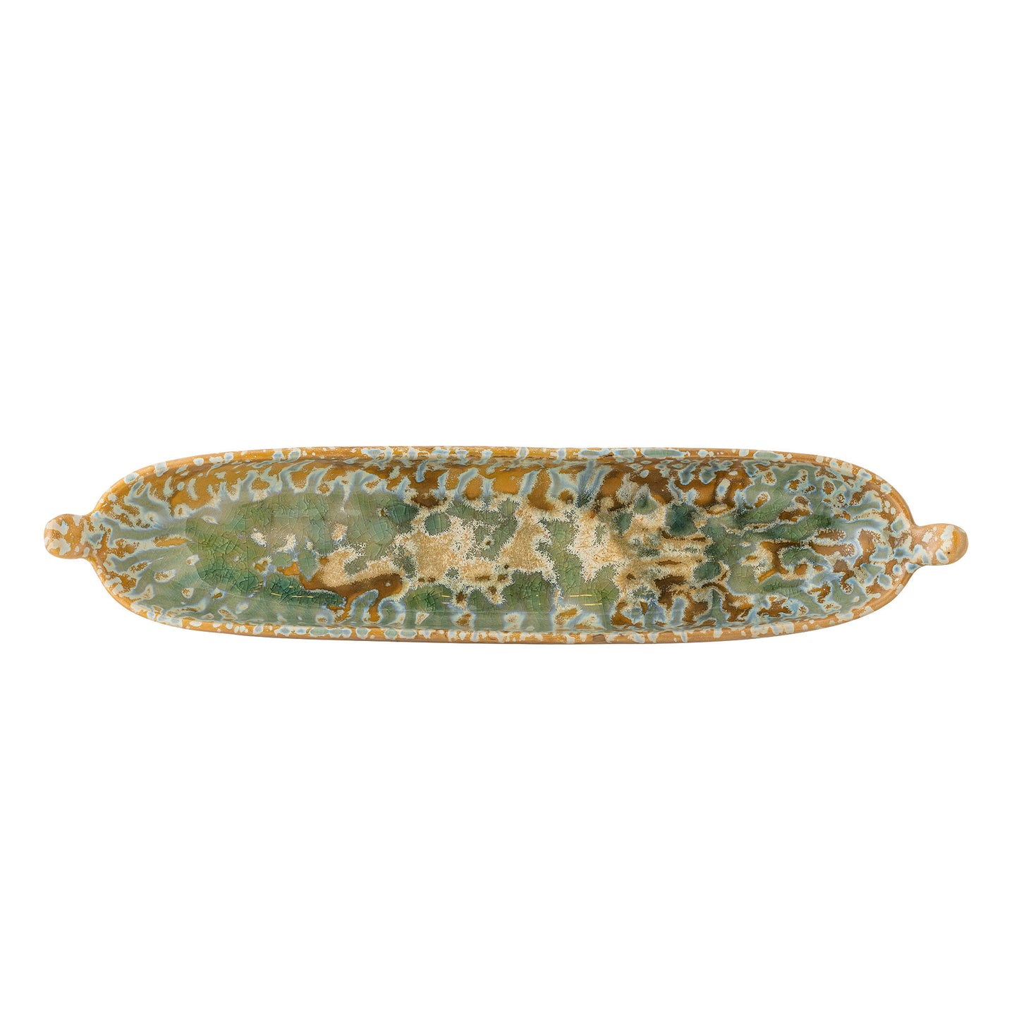 Bloomingville Milani Servierplatte, Grün, Steingut