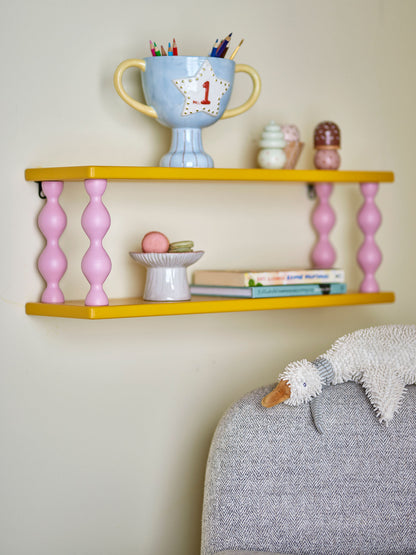 Bloomingville MINI Bibiola Regal, Gelb, MDF