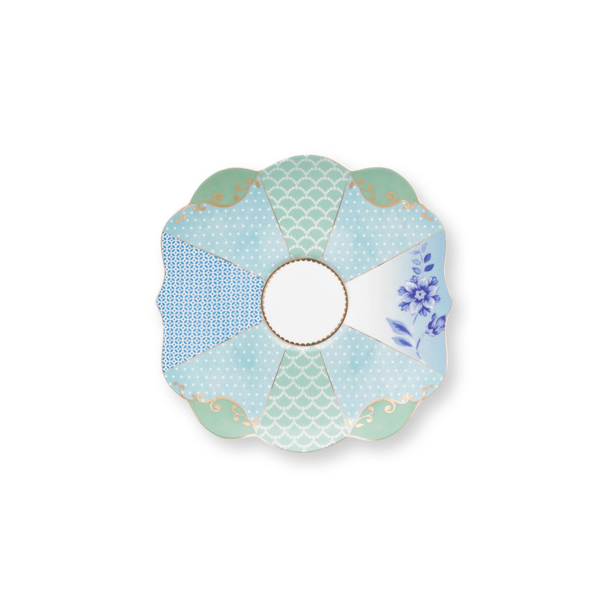 2er Set Teetassen & Untertassen Royal Flowers