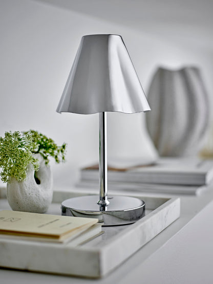 Bloomingville Caia Vase, Weiß, Steingut