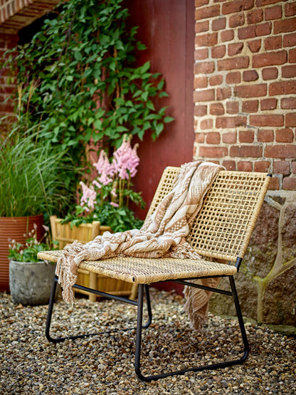 Bloomingville Vallone Loungesessel, Natur, Polyrattan
