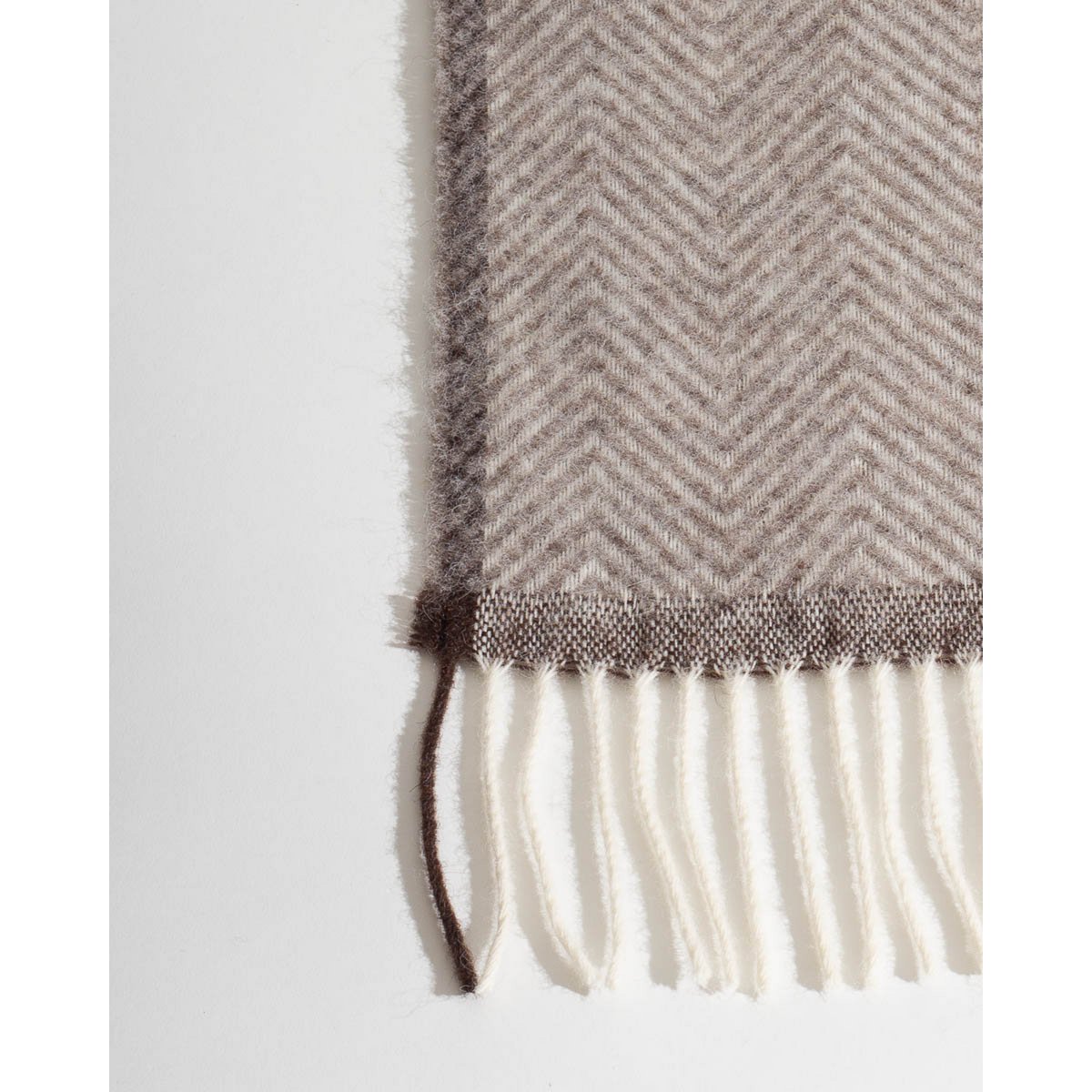 Wollwurfdecke Denver Beige