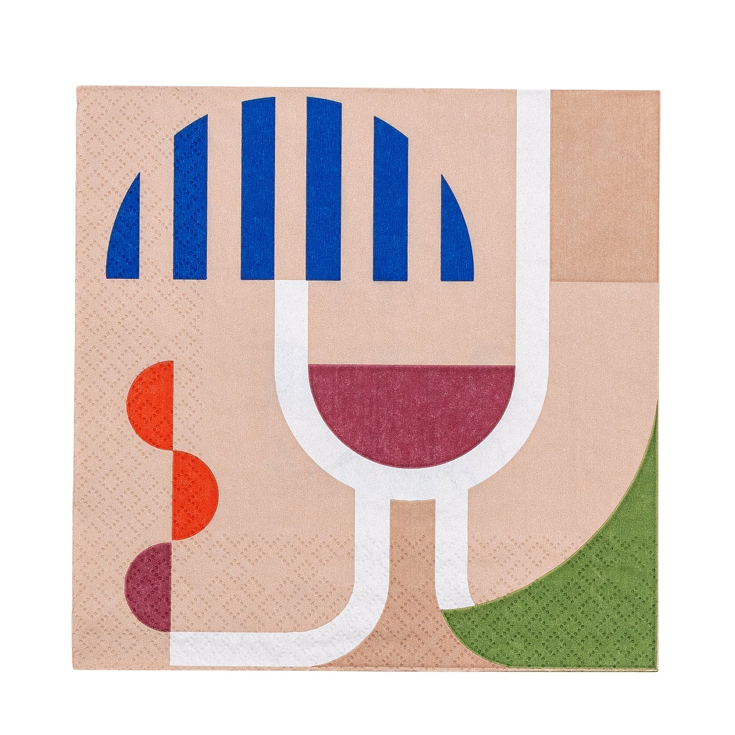 Bloomingville Wine Serviette, Blue, FSC® Mix, Papier