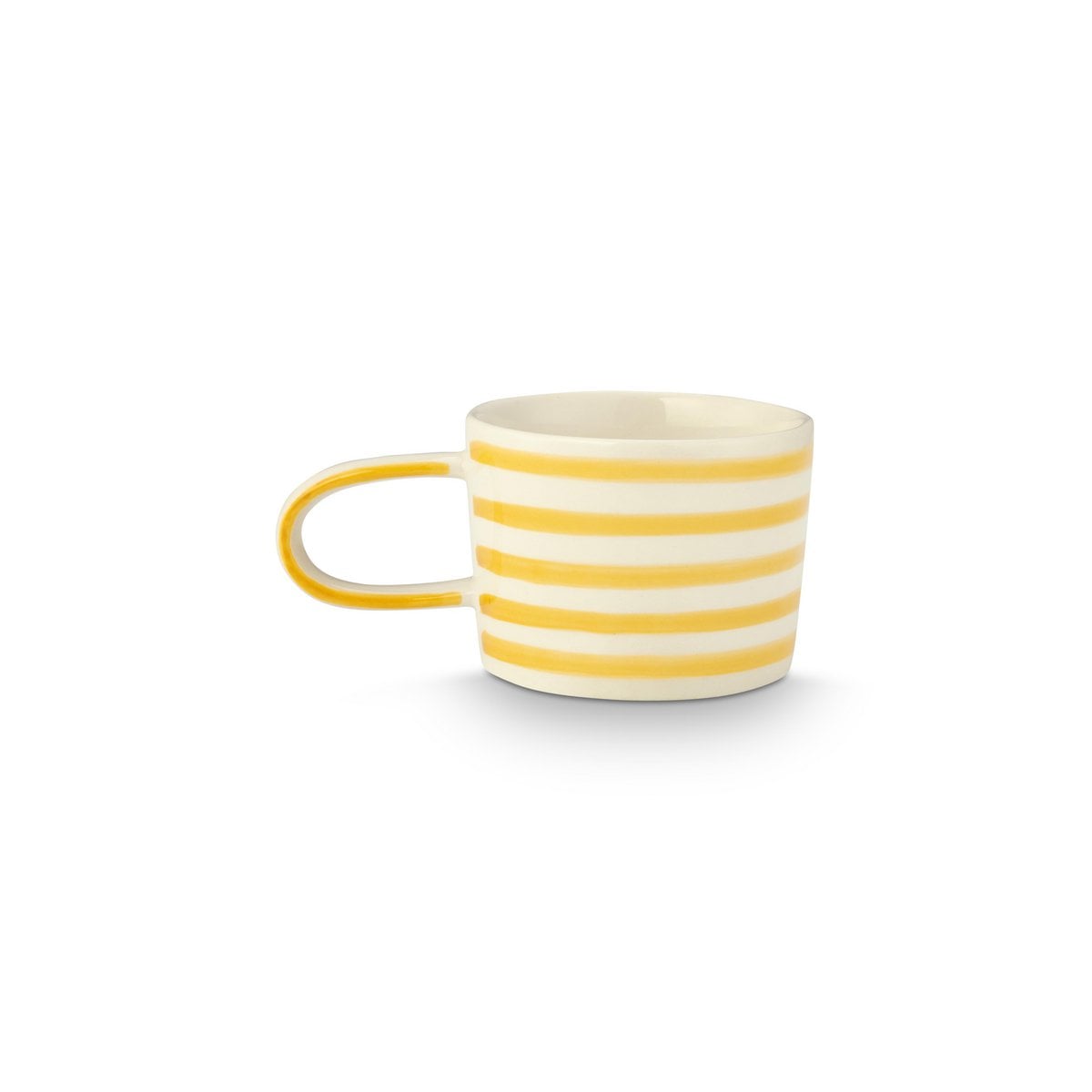 Mug with Ear Stripes Yellow 350ml