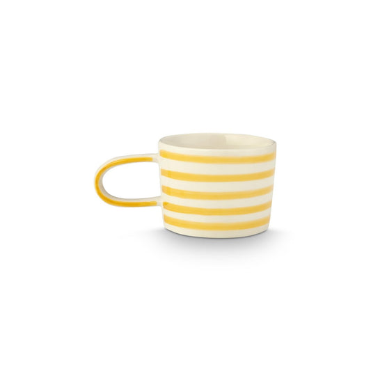Mug with Ear Stripes Yellow 350ml