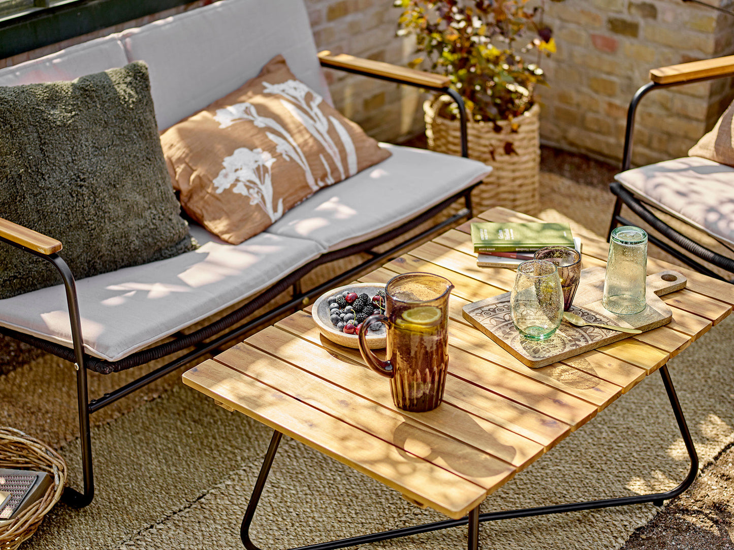 Bloomingville Hampton Couchtisch, Braun, Akazie